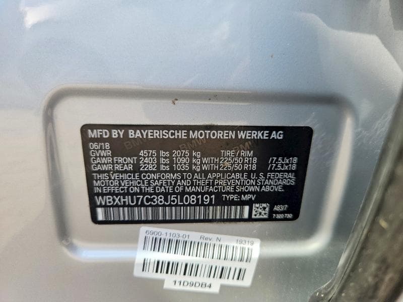 2018 BMW X1 SDRIVE28I 12