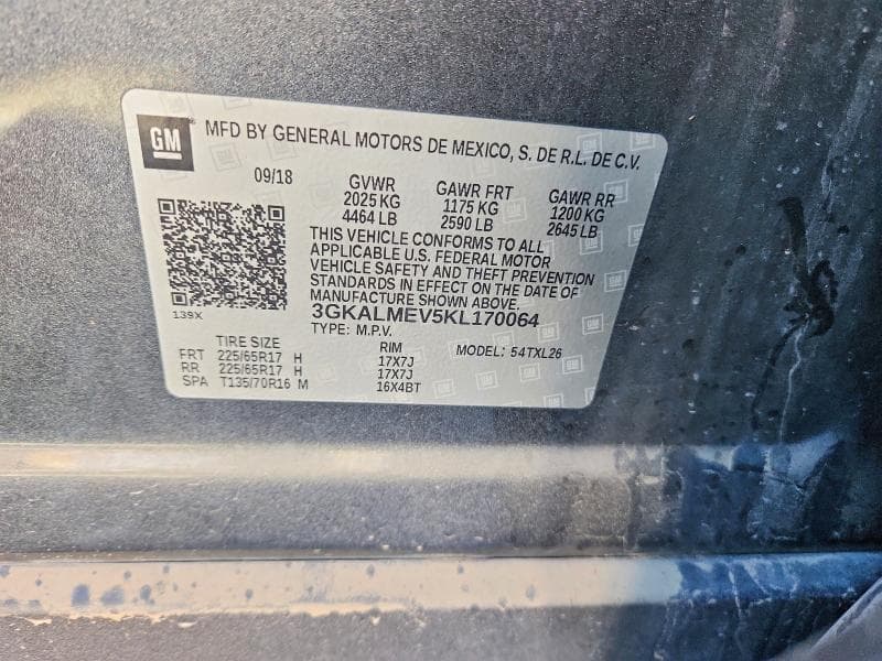 2019 GMC TERRAIN SLE 13