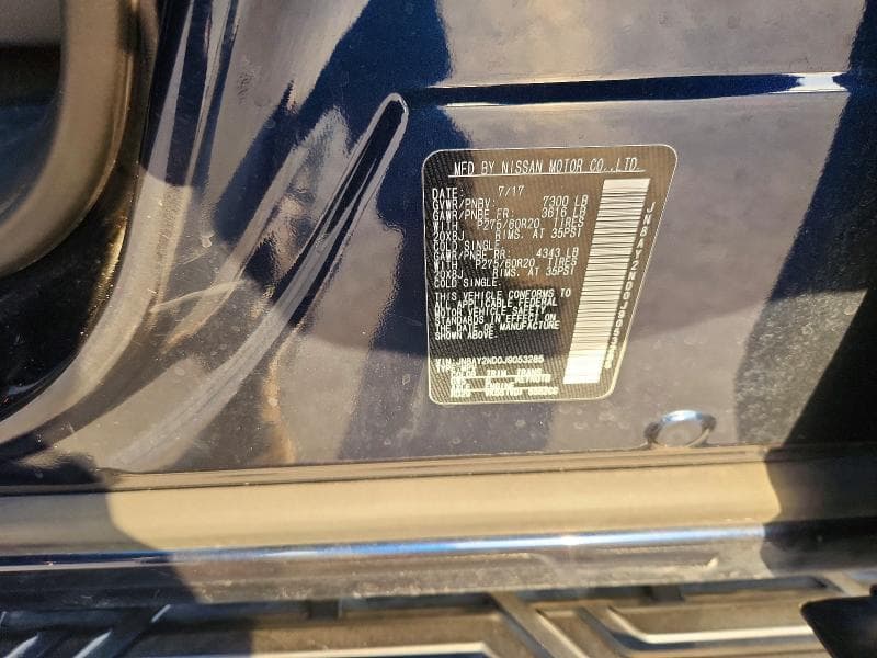 2018 NISSAN ARMADA SL 13