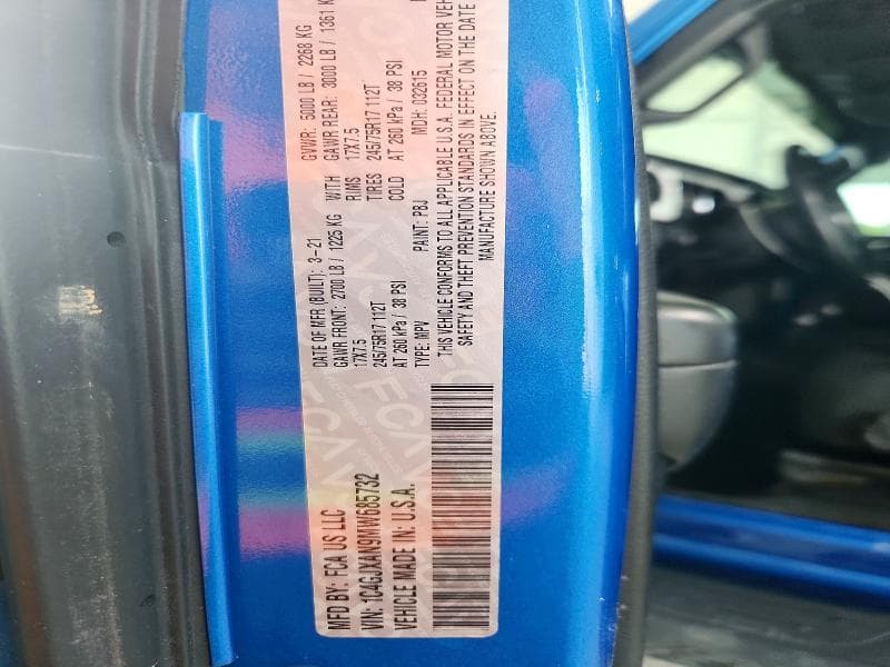 2021 JEEP WRANGLER SPORT 13