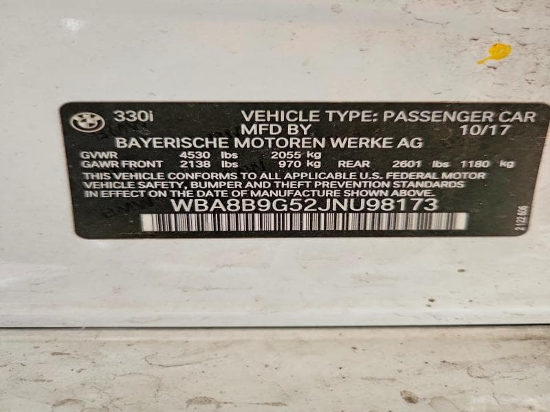 2018 BMW 330 I 12