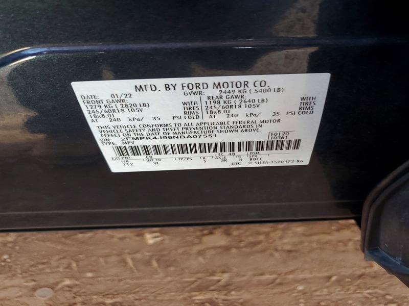 2022 FORD EDGE SEL 13