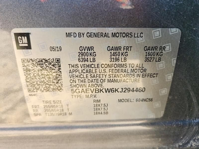2019 BUICK ENCLAVE PREMIUM 14