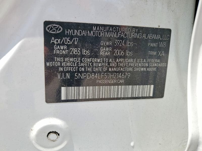 2018 HYUNDAI ELANTRA VALUE EDITION 12