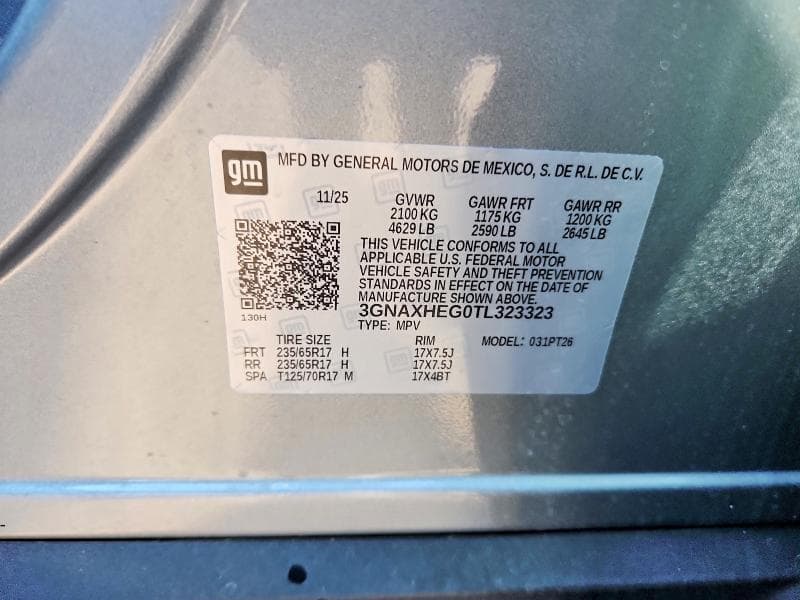 2026 CHEVROLET EQUINOX LT 13