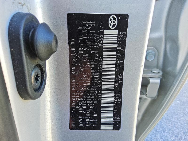 2026 TOYOTA COROLLA SE 12
