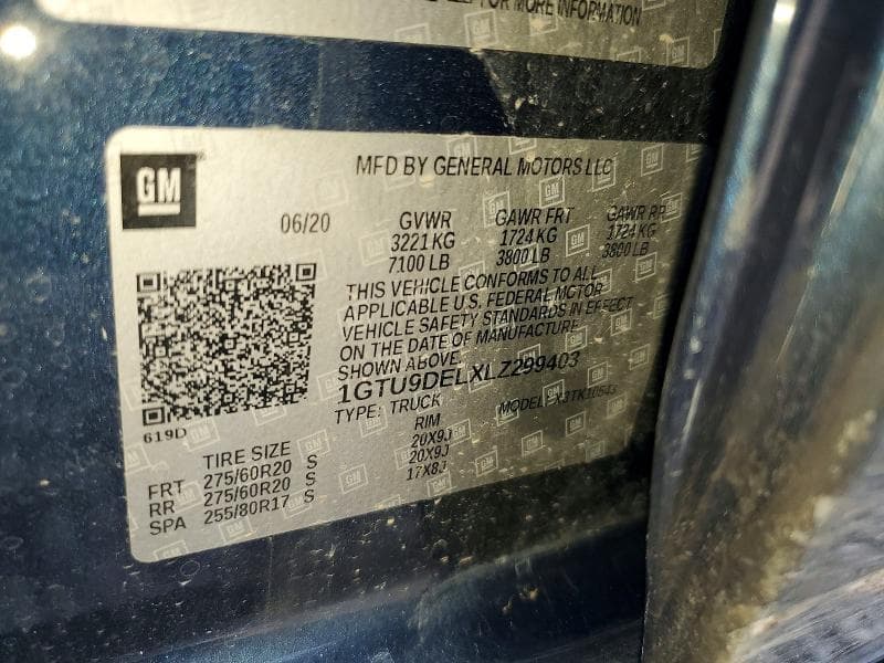 2020 GMC SIERRA K1500 SLT 12