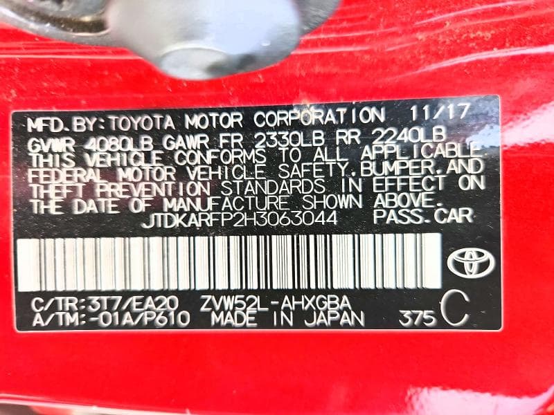 2017 TOYOTA PRIUS PRIME ADVANCED 12