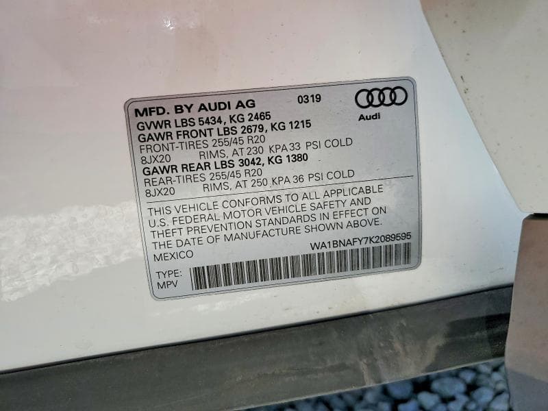 2019 AUDI Q5 PREMIUM PLUS 14