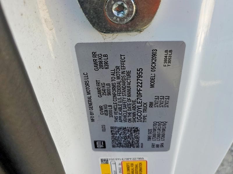 2023 CHEVROLET SILVERADO K2500 HEAVY DUTY 13