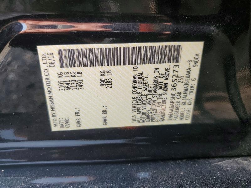 2017 NISSAN MAXIMA PLATINUM 12