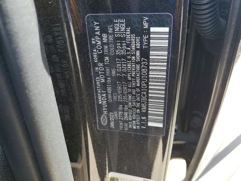 2023 HYUNDAI TUCSON BLUE 12