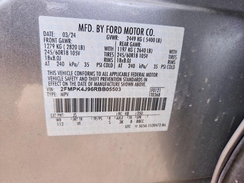 2024 FORD EDGE SEL 13