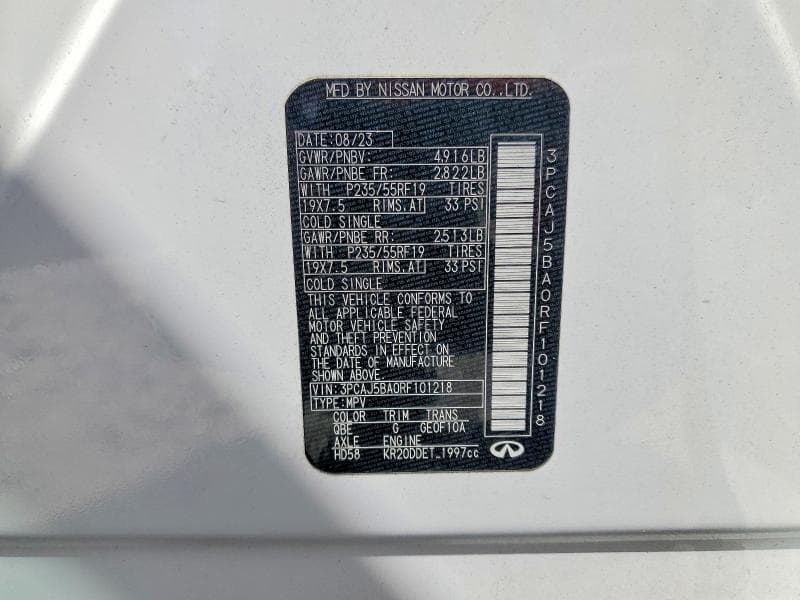 2024 INFINITI QX50 LUXE 13