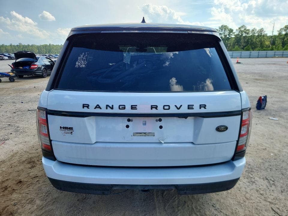 2017 LAND ROVER RANGE ROVER HSE 6