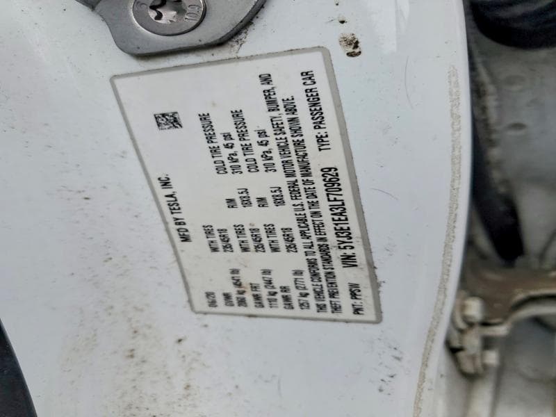 2020 TESLA MODEL 3 12