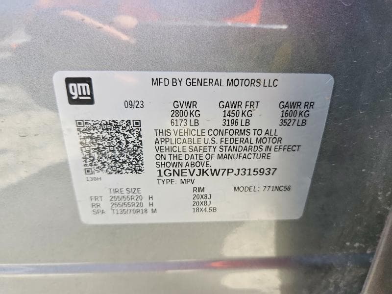 2023 CHEVROLET TRAVERSE RS 13