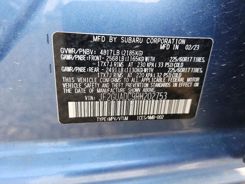 2024 SUBARU CROSSTREK PREMIUM 13
