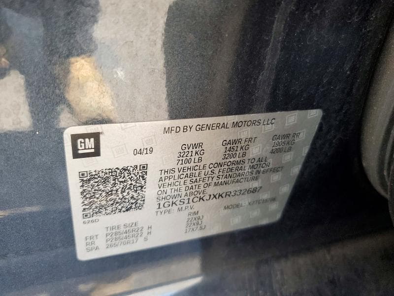 2019 GMC YUKON DENALI 13