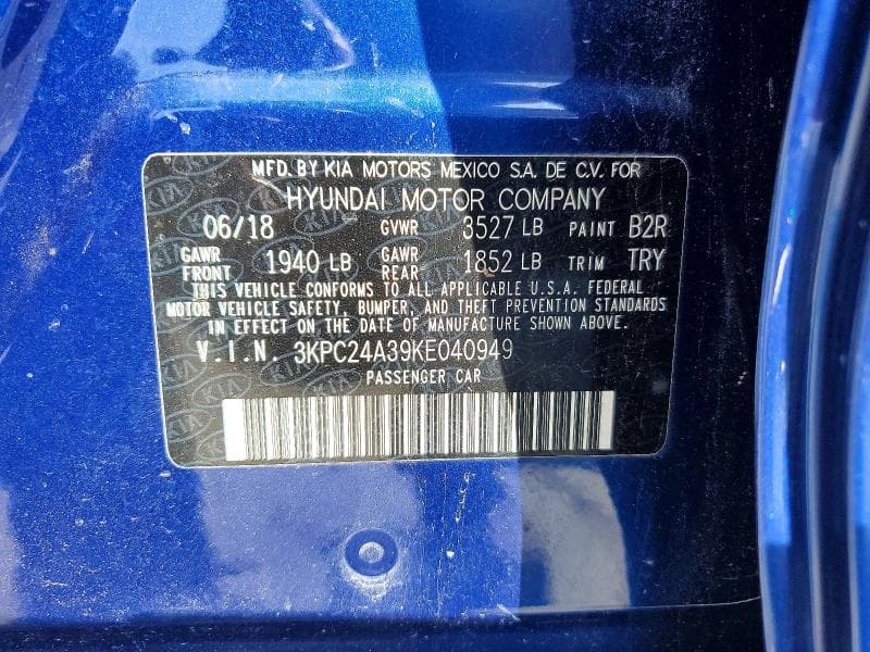 2019 HYUNDAI ACCENT SE 12