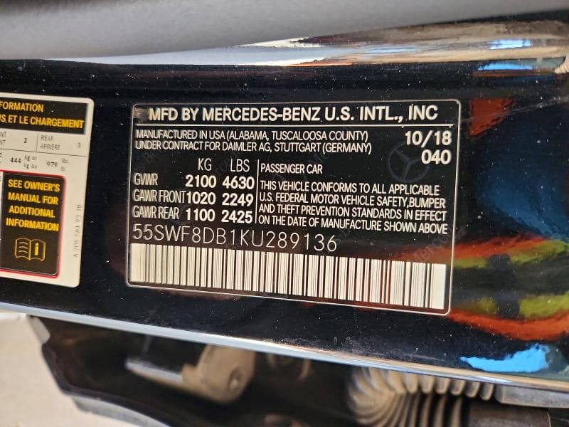 2019 MERCEDES-BENZ C 300 12