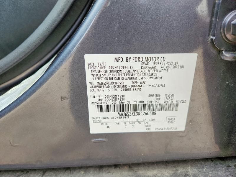 2019 FORD ECOSPORT TITANIUM 13