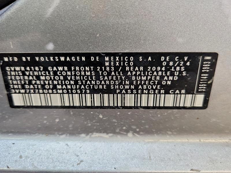 2025 VOLKSWAGEN JETTA SE 12