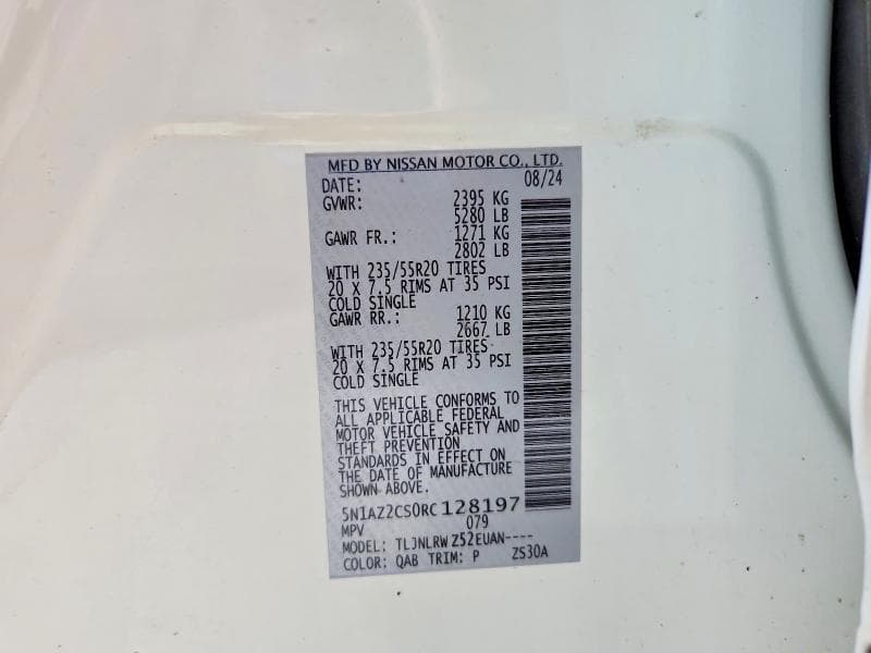 2024 NISSAN MURANO SL 12