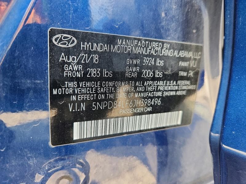 2018 HYUNDAI ELANTRA VALUE EDITION 12