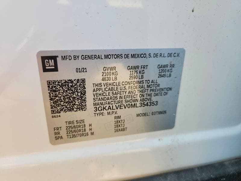 2021 GMC TERRAIN SLT 13