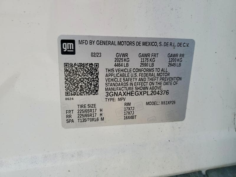 2023 CHEVROLET EQUINOX 14
