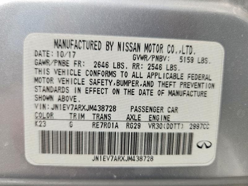 2018 INFINITI Q50 3.0T SPORT 12
