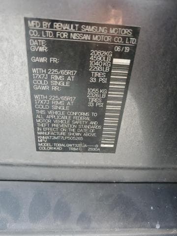 2020 NISSAN ROGUE SV 13