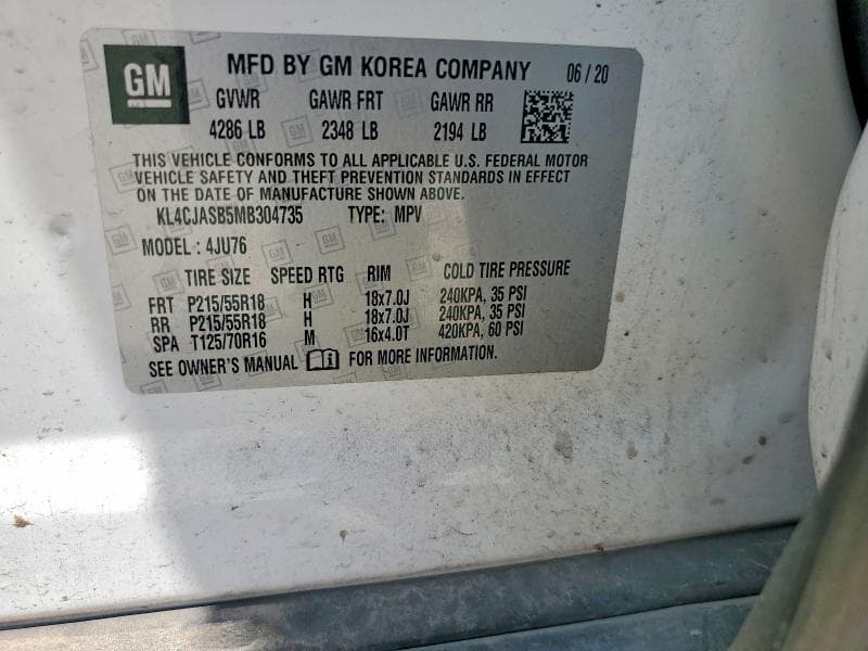 2021 BUICK ENCORE PREFERRED 14