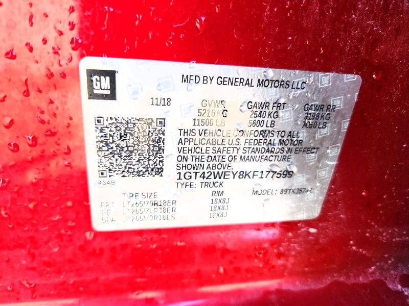 2019 GMC SIERRA K3500 DENALI 12