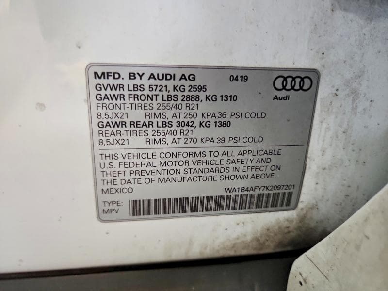 2019 AUDI SQ5 PREMIUM PLUS 13