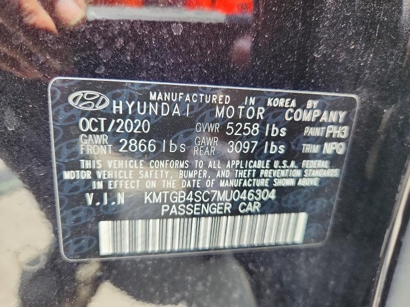 2021 GENESIS G80 2.5T 12