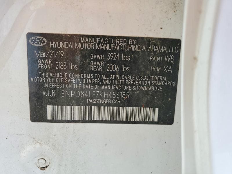 2019 HYUNDAI ELANTRA SEL 12