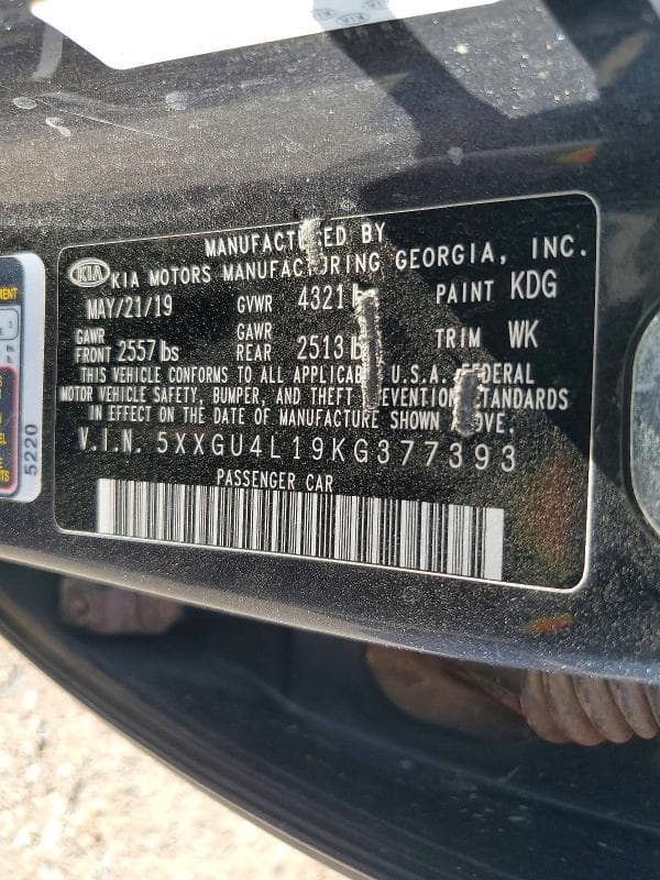 2019 KIA OPTIMA EX 13