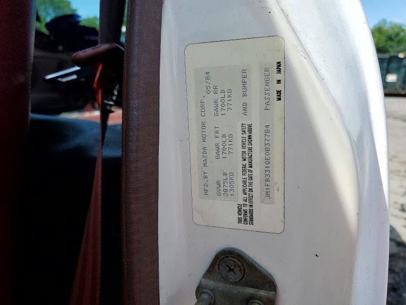 1984 MAZDA RX7 12A 12