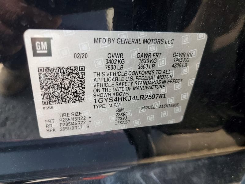 2020 CADILLAC ESCALADE ESV LUXURY 13