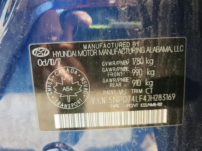 2018 HYUNDAI ELANTRA SE 13
