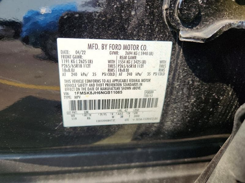 2022 FORD EXPLORER TIMBERLINE 14