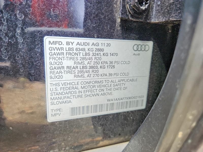 2021 AUDI Q7 PREMIUM 13