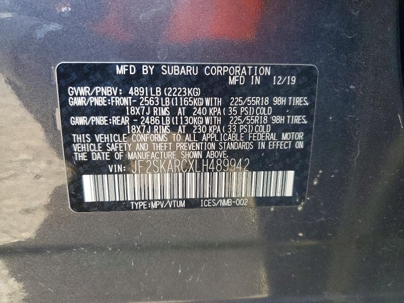2020 SUBARU FORESTER SPORT 14