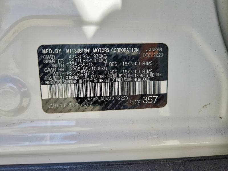 2021 MITSUBISHI OUTLANDER SPORT ES 13