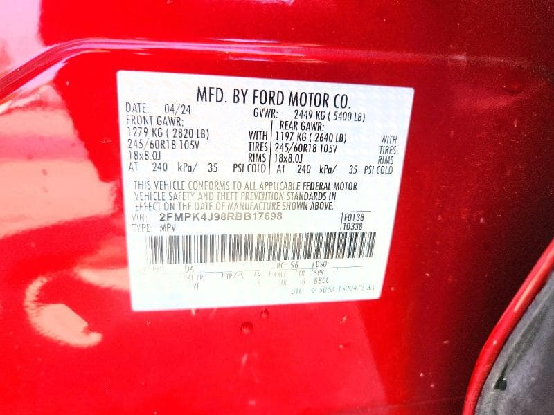 2024 FORD EDGE SEL 13