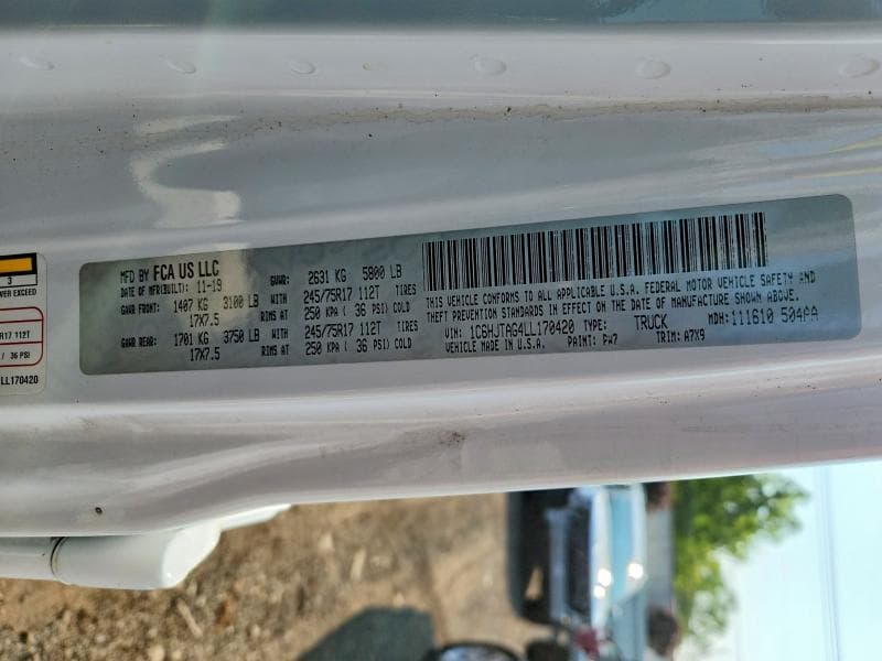 2020 JEEP GLADIATOR SPORT 12