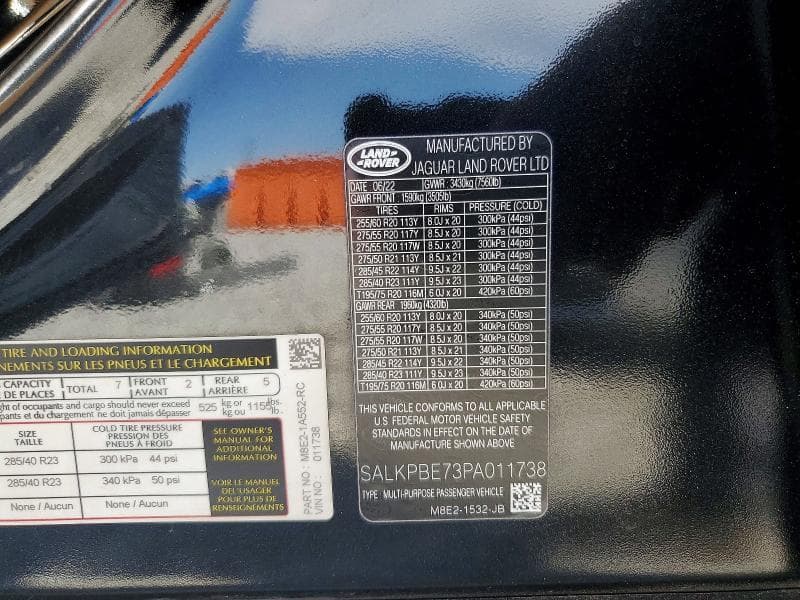 2023 LAND ROVER RANGE ROVER SE 13