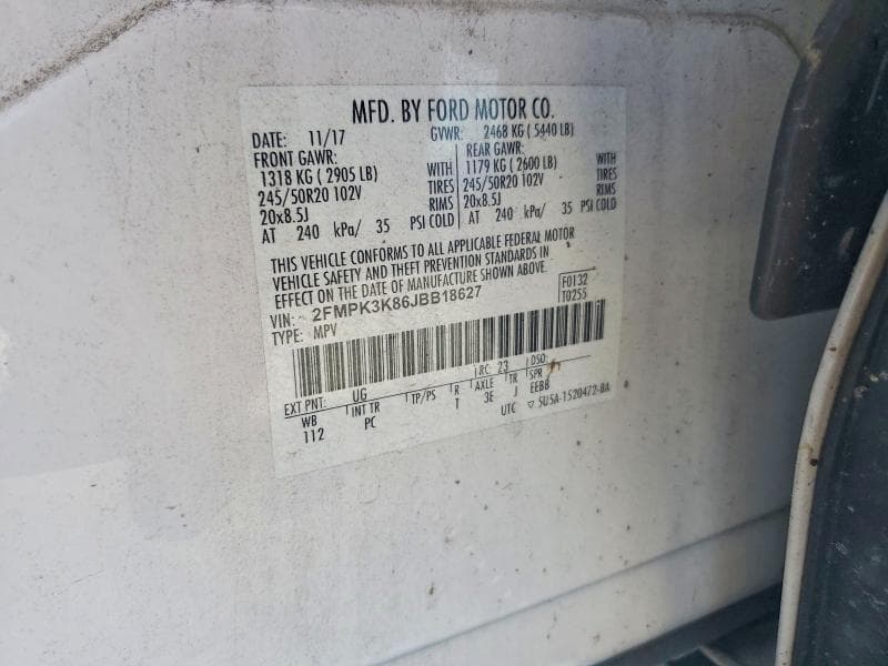 2018 FORD EDGE TITANIUM 14